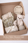 Neutral New Baby Gift Box  Newborn Gift  Baby Shower Gift  Free Personalization