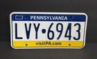 Pennsylvania License Plate  Lvy - 6943 Visit Pa com     Great Condition