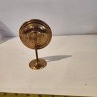 Vintage Conant Brass Thermometer And Humidity Gauge