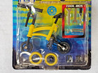 Vintage Runt Bike Miniature Toy Bicycle W  Tool Box   Accessories     Yellow     Nib