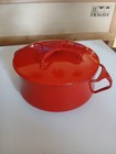 Dansk France Ihq Kobenstyle Mcm Red Enamel 2 Qt Dutch Oven Stock Pot
