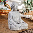 Toetol Large Buddha Statue Outdoor Zen Decor Medium 20    High Yard Decor Magnesiu