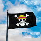 Luffy Flag      One Piece Anime Tapestry For Dorm Room  Jolly Roger Flag