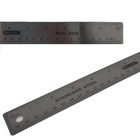 Metal Ruler Stainless Steel Straight Edge 12  Inch Drawing Cutting Non Skid Back