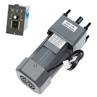 250w 0-135rpm Ac Gear Motor Electric Variable Speed Controller Reducer 100k 1 10