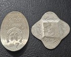 Set Of 2  Unique Four Leaf Nickel Lucky Penny   Nickel Lucky Penny Limited Qty