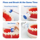 Replacement Tips Compatible With Waterpik Water Flosser  4 Brush Head Tips  F   