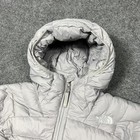 North Face Jacket Girls Large 14 16 Gray 550 Down Hooded Puffer Winter Coat
