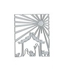 Christmas Nativity Scene Metal Die Cuts merry Christmas Sunshine Ray Cutting    