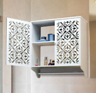 Bathroom Cabinet 2 Door Wall Mount Medicine Cabinet Save Space Organizer Shelves