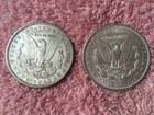 Morgan Silver Dollar Coins   Lot Of 2  Au   Details Pre  1921 Lot   7-b