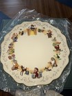 Vintage Lenox Disney Snow White   Seven Dwarfs Cake Plate 11 5  1999 Mint In Box
