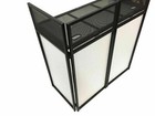 Dj Event Facade White black Scrim Metal Frame Booth   20  X 40  Flat Table Top -