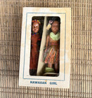 Vtg   Hula Girls Dancer Nodder Hawaiian Girls Aloha Grass Skirt 7 5  Tall