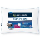 Super Firm Bed Pillow Hypoallergenic 100  Polyester Fill Standard queen New