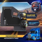 Floor Mat Set For Kenworth T680 T880 W990 Rubber Carpet Set
