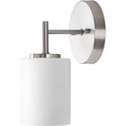 Progress Lighting 1-light Brushed Nickel Modern Bath Vanity Wall Light  2-pack