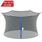 Trampoline Safety Net Enclosure Netting Replacement For 12 13 14 15 Ft Frames