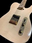 Upgraded 6 String Tl-style Electric Guitar Custom New Canadian Maple Flame Top