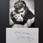 Julie Harris Signed 1996 Card Photo Movie Stage Actress East Of Eden James Dean