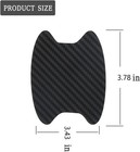 4pcs Fiber Car Door Handle Protector Universal Anti-scratches For Most Car