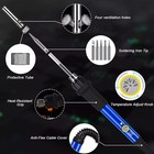 8pc Digital Electric Soldering Iron Kit Tempe Adjustable Welding Tool Solder Gun