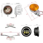 7  Led Headlight   Passing Lights  For Honda Shadow Ace Spirit Vt 750 1100 Vtx