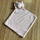 Modern Baby Pink Elephant Lovey 15  Security Blanket Plush 2025