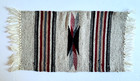 Vintage Chimayo Wool Rug Weaving 19  Wall Art Southwest Native Chevron Design