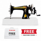 Singer Solo Supreme Manual Sewing Machine Black Heavy Duty Cast Iron-free Cover