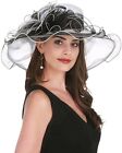 Women s Church Derby Dress Fascinator Bridal Cap Wedding Hat 10 Designs