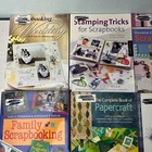 Lot Of 6 Papercrafts Scrapbooking Stamping Card Making Crafts Decorating Books
