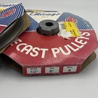 Chicago 450a  4-1 2  Die Cast Pulley 1 2  Bore A Belt New Old Stock 