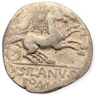 D  Silanus L f  91 Bc  Denarius Silver Roman Republic Ancient Coin Roma 11n