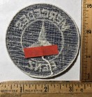 Vintage Original Mercedes Benz Logo 3    Blue Patch Iron On Dealership Racing