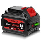 2pack 9 0ah For Dewalt Flexvolt 20v 60v Max Battery Lithium-ion Dcb609 Dcb606-2