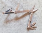 Multi Tool 6 Functions Pocketknife Keychain Silver Free Shipping