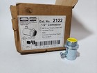 New  lot Of 43 --hubbell Electrical   Raco 2122 Set Screw Connector  1 2 Inch  