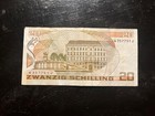 1986 Austria Paper Money- 20 Schilling Banknote 