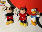 New Disney Parks Mickey Minnie Donald Plush With Magnetic Hands   Feet Clingers