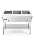 Secondhand 44  1500w Commercial Steam Table 3 Pans Food Warmer Buffet Bain Marie