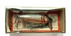Vintage Pflueger 8602 Red Side Scale  Fishing Lure With Original Box Baits 2 1 2