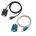 Usb 2 0 Male To Rs232 Female Db9 Serial Converter Cable With Prolific Chipset 