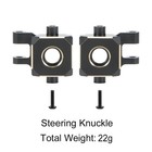 Trx4m Brass Weight Steering Link Blocks Knuckle Diff Cover Caster Blocks For    