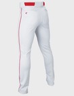 Easton Rival  Youth Piped Pant   White red   Youth Large Waist 27-29    Inseam 27   