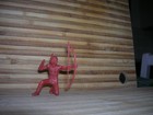 Marx 1953 Indian Bowman 60mm Playset Fort Apache Skinny Slim Series