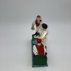 Vintage 1950s Baseball Mechanical Cast Iron Bank - Hometown Battery    possums   
