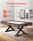 84 Inch Air Hockey Console With Turbo Fan  Electronic Tracking  2 Pucks
