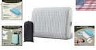 Travel Pillow Memory Foam Support Portable Compressible Camping Pillow Gray M