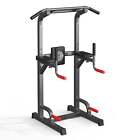 Heavy Duty Power Tower With Adjustable Height Dip Station Pull Up Bar Home Gym